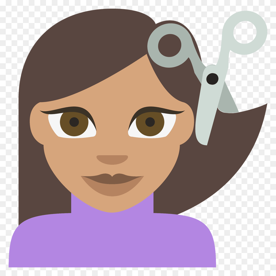 Person Getting Haircut Emoji Clipart, Baby, Face, Head Free Png Download