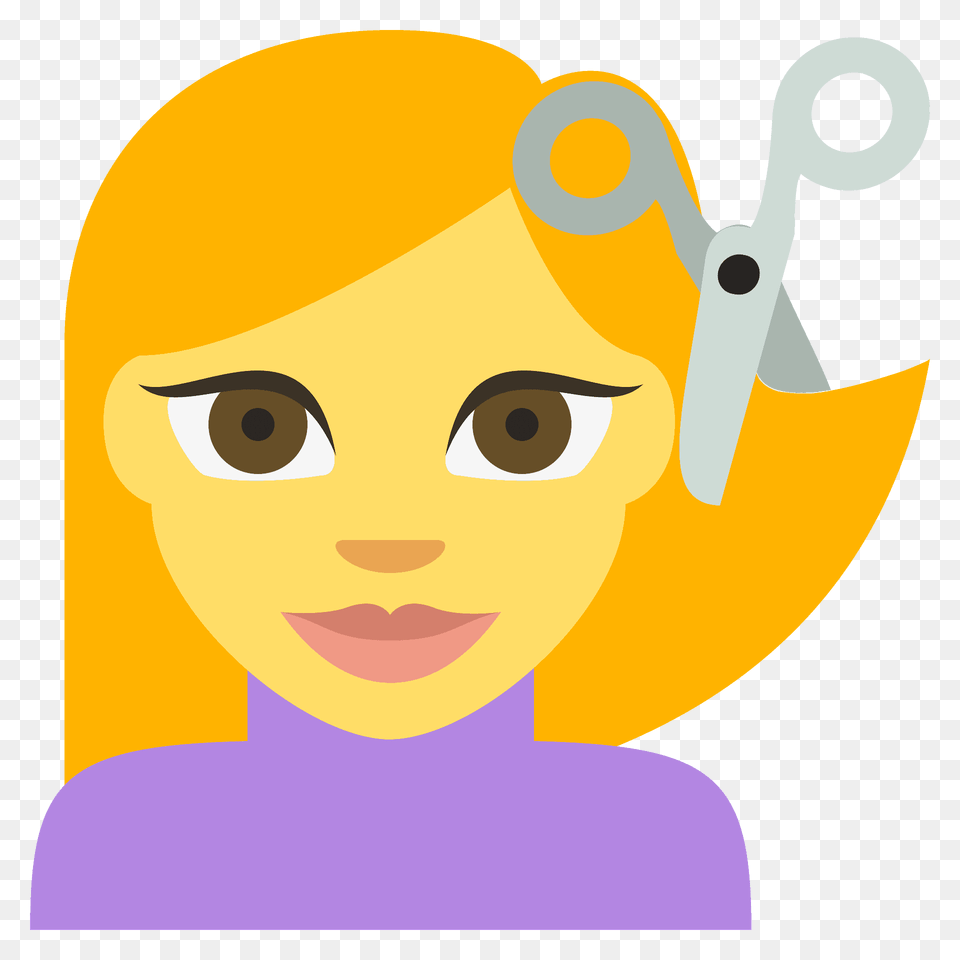 Person Getting Haircut Emoji Clipart, Baby, Face, Head, Photography Free Png Download