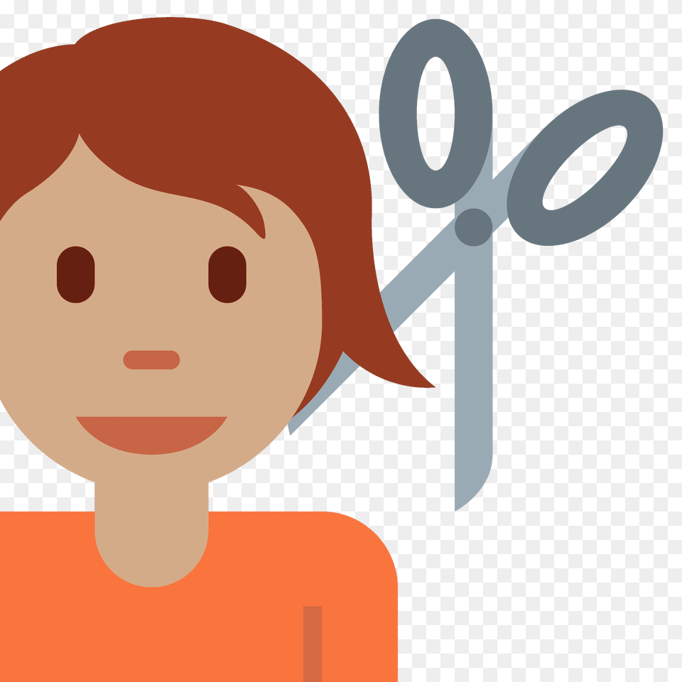 Person Getting Haircut Emoji Clipart, Face, Head, Baby Free Transparent Png