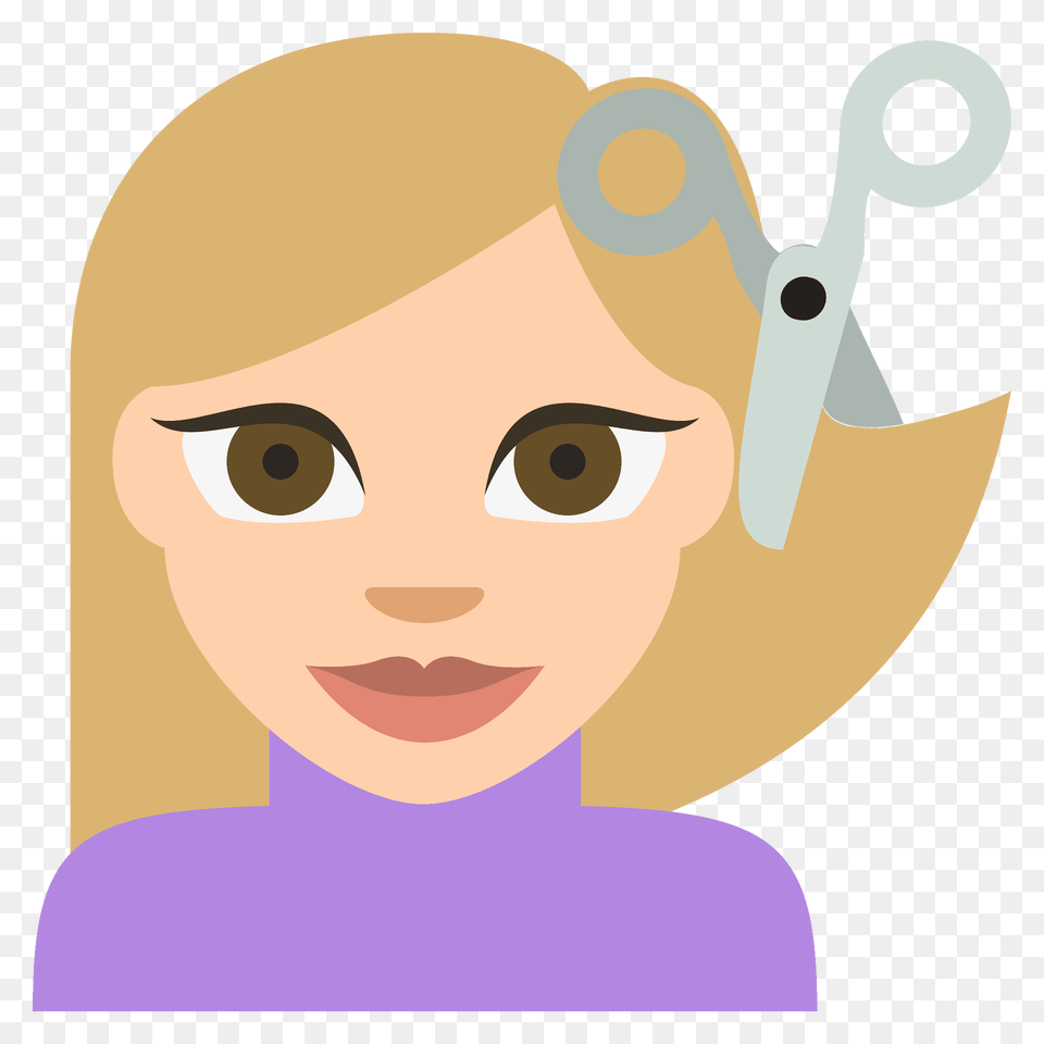 Person Getting Haircut Emoji Clipart, Baby, Face, Head Free Png