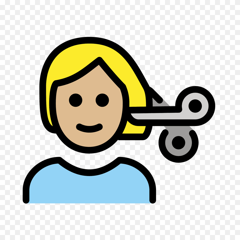 Person Getting Haircut Emoji Clipart, Helmet, Face, Head, Animal Free Png Download