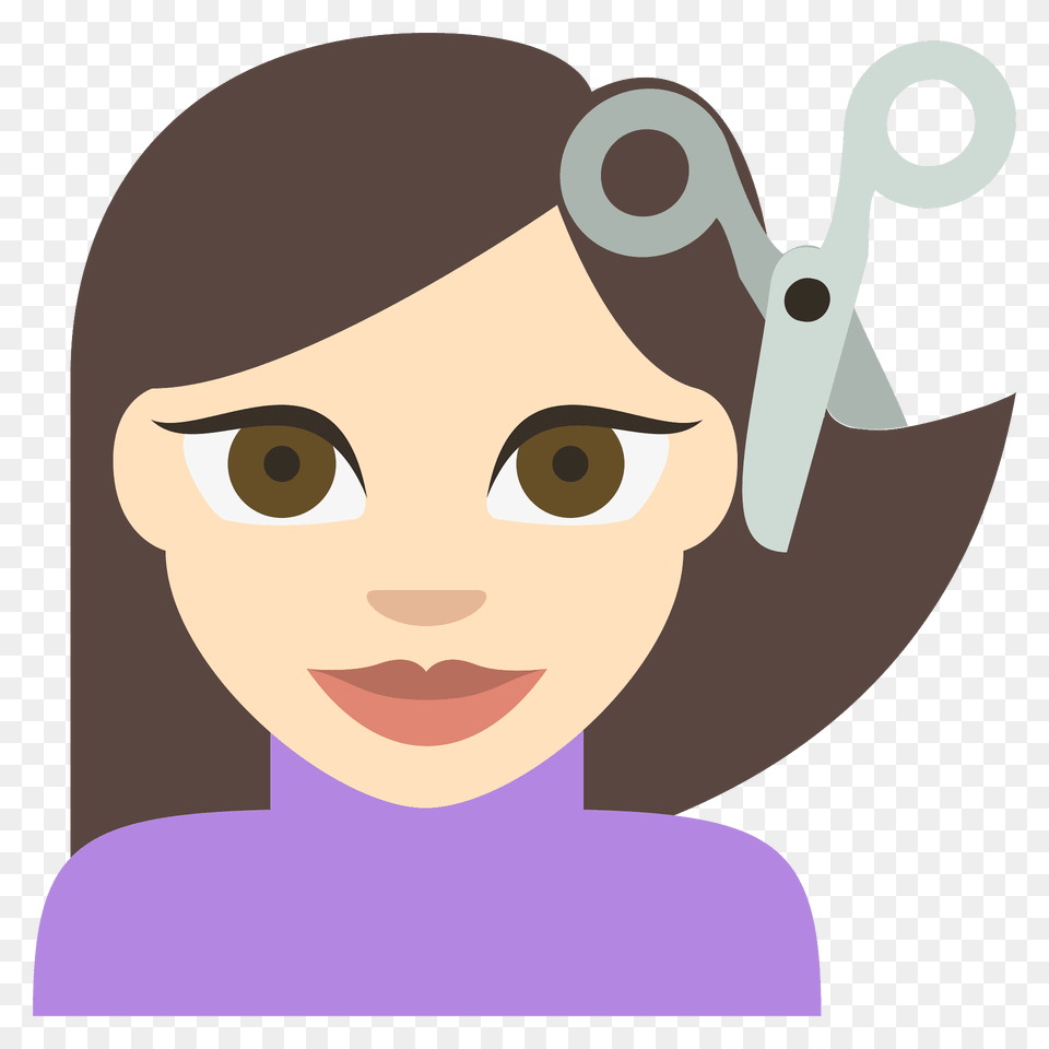 Person Getting Haircut Emoji Clipart, Baby, Face, Head Free Transparent Png