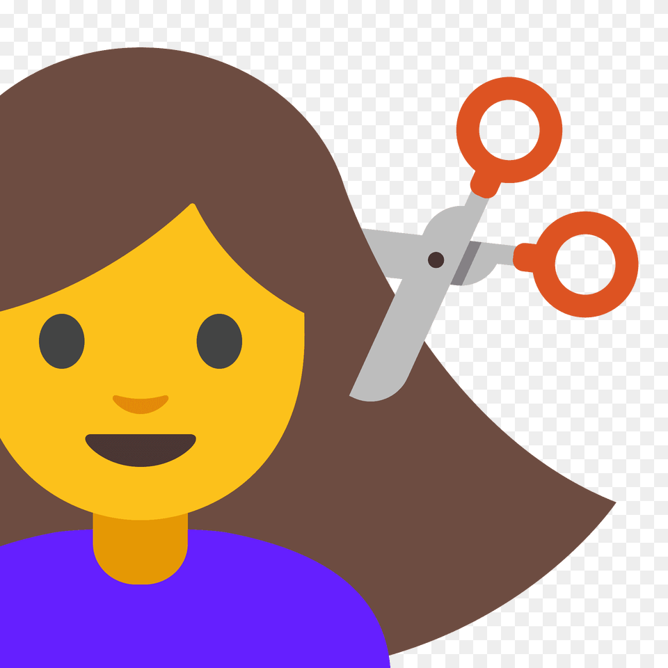 Person Getting Haircut Emoji Clipart, Face, Head, Animal, Fish Free Png