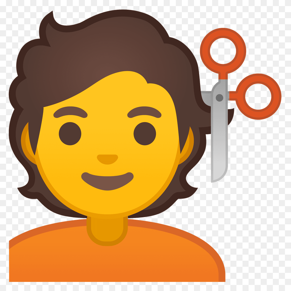 Person Getting Haircut Emoji Clipart, Face, Head, Photography, Portrait Png