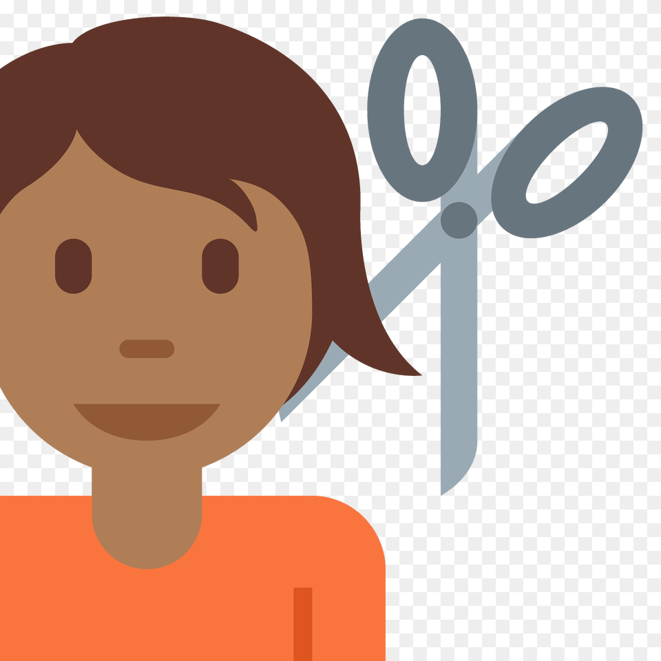 Person Getting Haircut Emoji Clipart, Face, Head, Baby Free Png