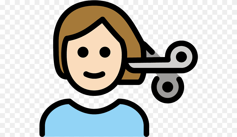 Person Getting Haircut Emoji Clipart Dibujo De Persona Adulta, Firearm, Weapon, Gun, Rifle Png