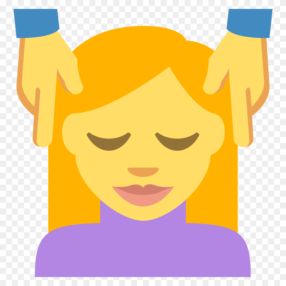 Person Getting Massage Emoji Clipart, Portrait, Face, Head, Photography Png
