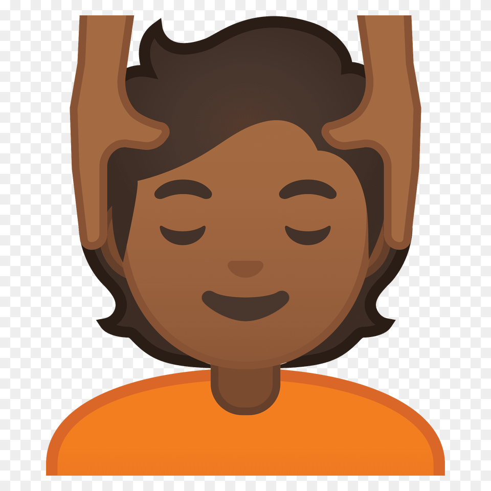 Person Getting Massage Emoji Clipart, Head, Face, Photography, Portrait Free Png