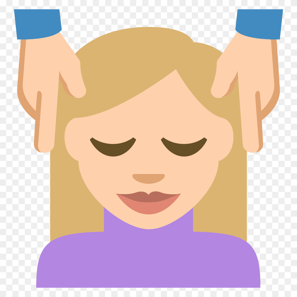 Person Getting Massage Emoji Clipart, Baby, Head, Face, Photography Free Png Download