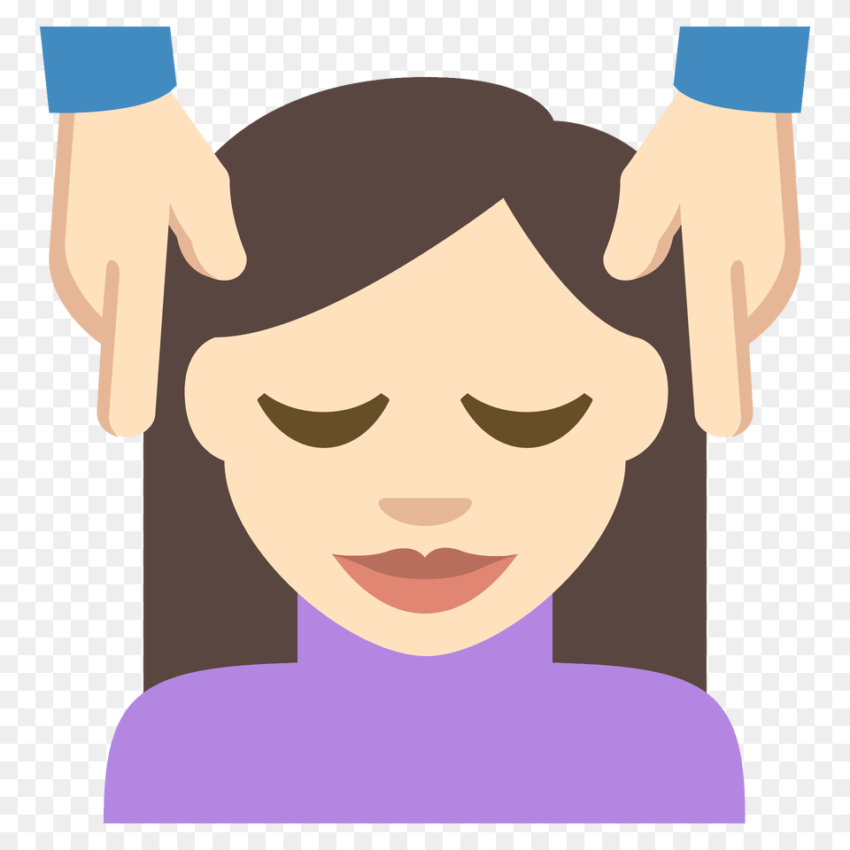 Person Getting Massage Emoji Clipart, Photography, Face, Head, Portrait Free Transparent Png