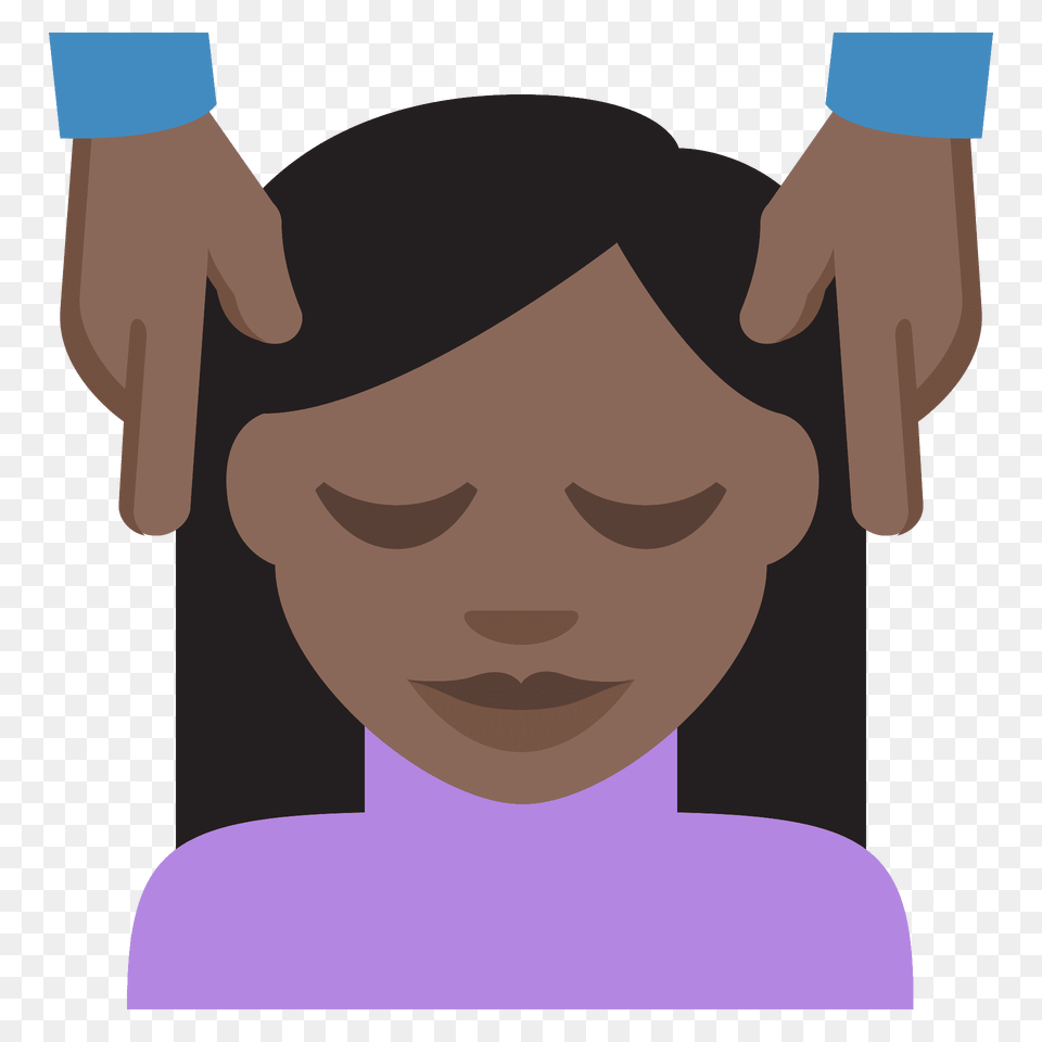 Person Getting Massage Emoji Clipart, People, Photography, Head, Face Free Png Download