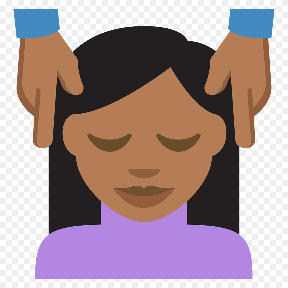 Person Getting Massage Emoji Clipart, People, Photography, Head, Face Png