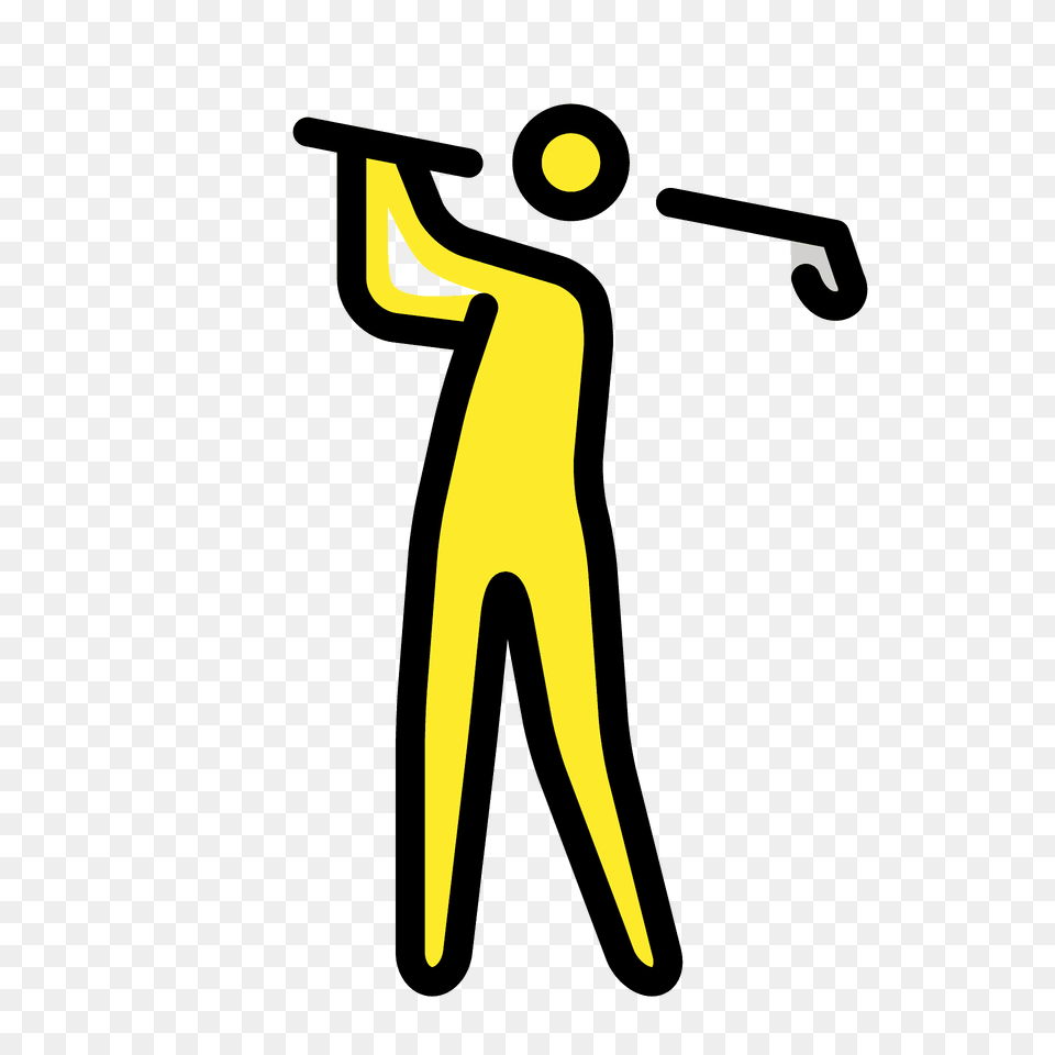 Person Golfing Emoji Clipart, People Free Png Download