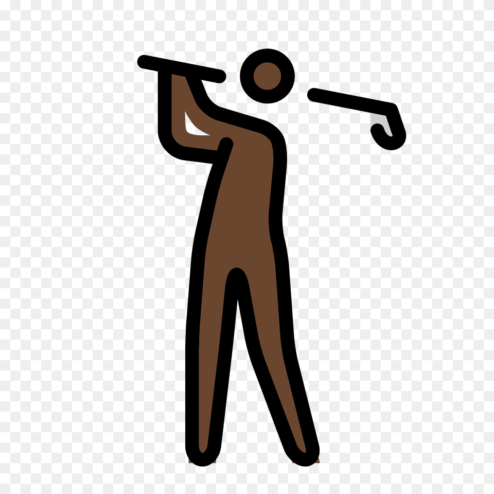 Person Golfing Emoji Clipart, People, Photography Png Image