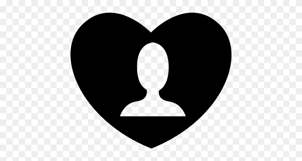 Person Head In A Heart, Stencil, Silhouette, Clothing, Hardhat Free Transparent Png