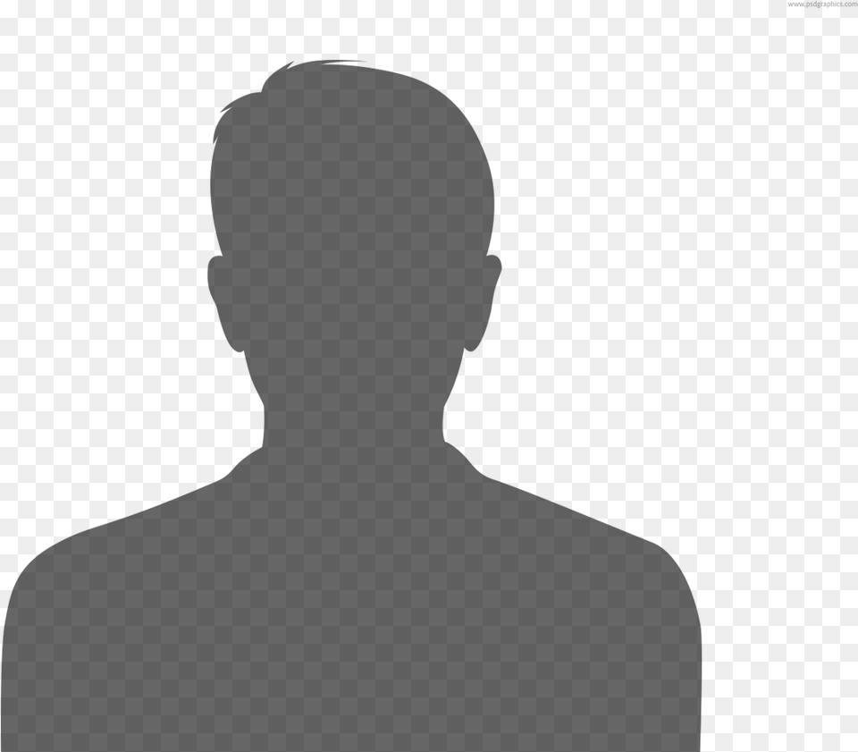 Person Head Silhouette, Gray Free Transparent Png