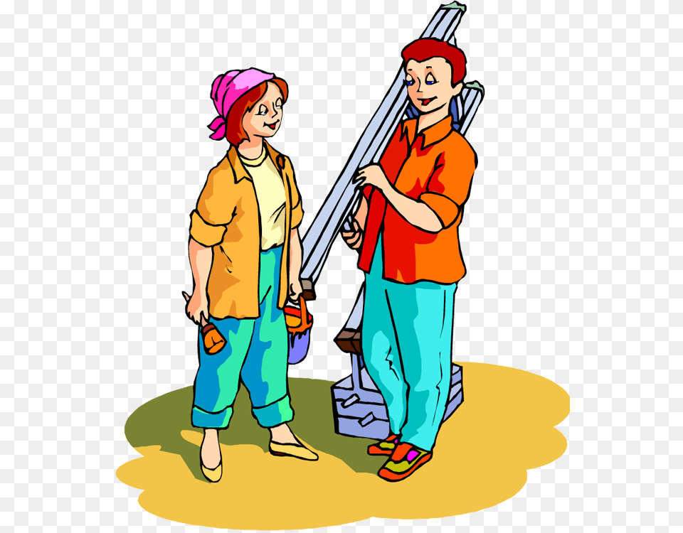 Person Helping Others Clipart, Adult, Cleaning, Female, Woman Png