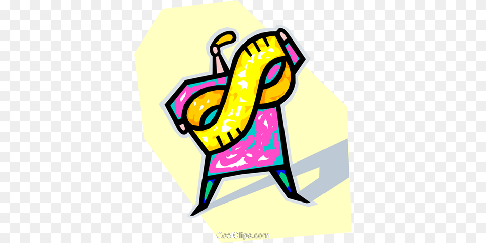 Person Holding A Tape Measure Royalty Vector Clip Art, Banana, Food, Fruit, Plant Png