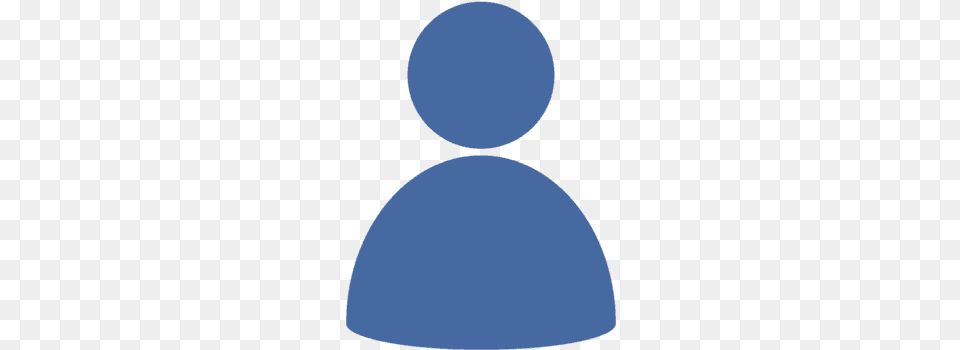 Person Icon One Person Icon Blue Free Png Download