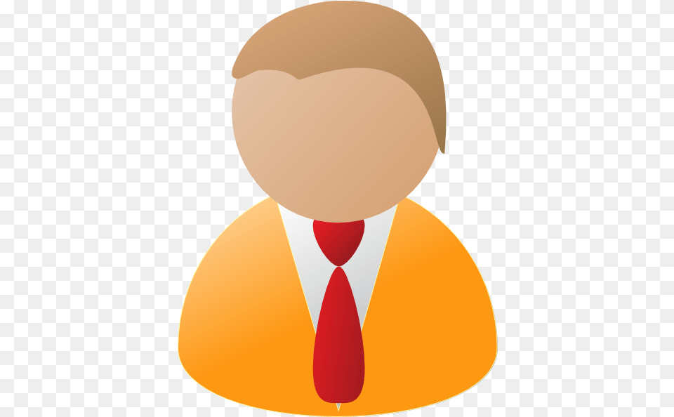 Person Icon Orange Vector Icon Orang, Accessories, Formal Wear, Necktie, Tie Free Transparent Png