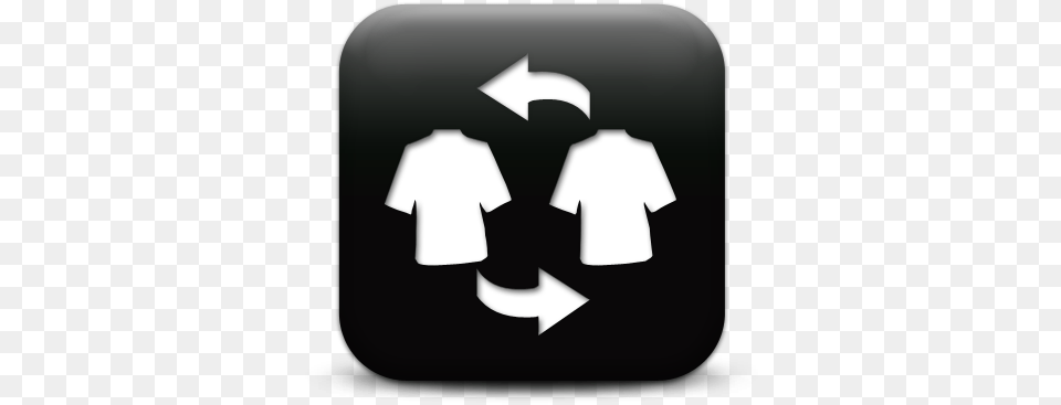 Person Icon Square Blue Square Icon People Change Clothes Icon, Recycling Symbol, Symbol Png Image