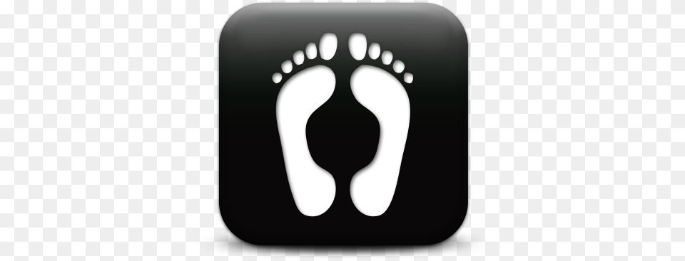 Person Icon Square Images Blue Square Icon People Hang Ten, Footprint Free Png Download