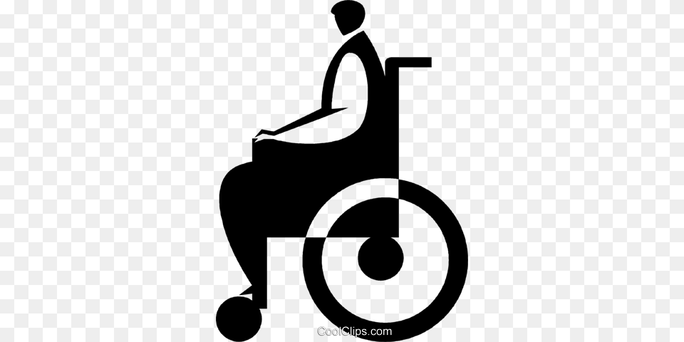 Person In A Wheelchair Royalty Vector Clip Art, Chair, Furniture, Nature, Outdoors Free Png