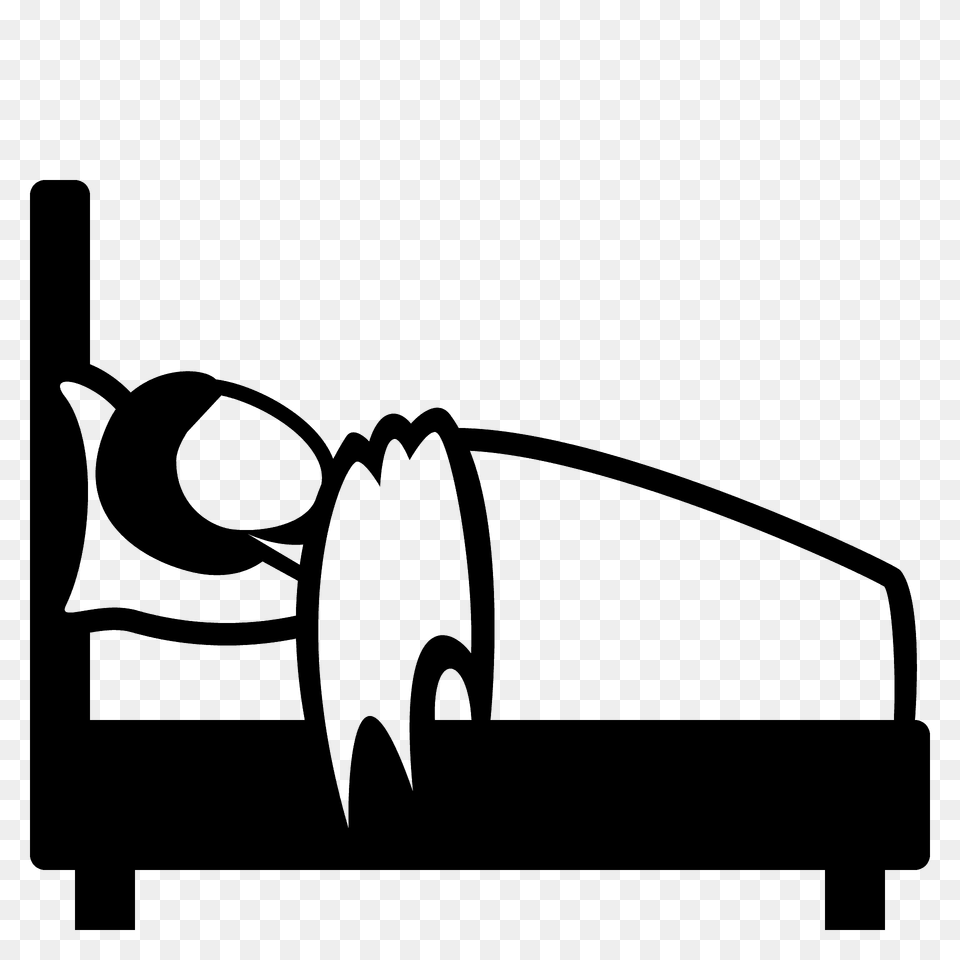 Person In Bed Emoji Clipart, Grass, Plant, Device, Cannon Png Image
