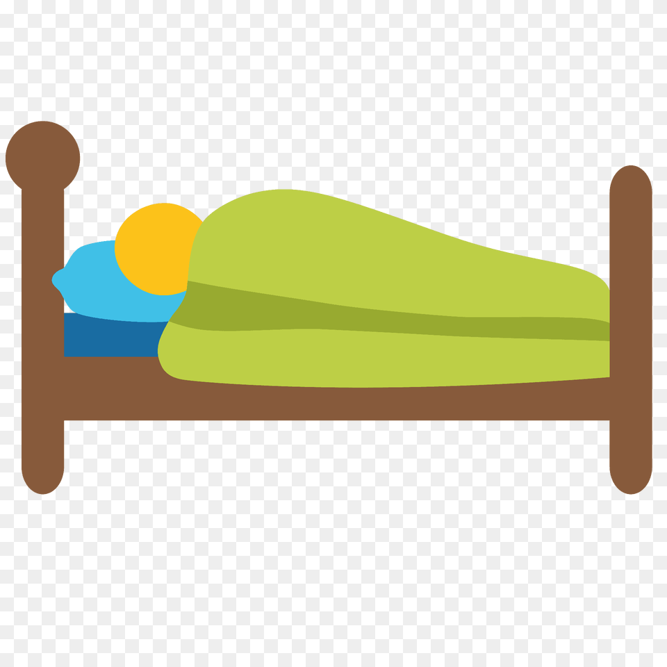 Person In Bed Emoji Clipart, Furniture Png Image