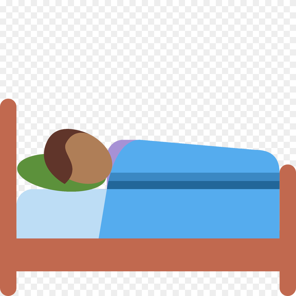 Person In Bed Emoji Clipart, Furniture Png Image