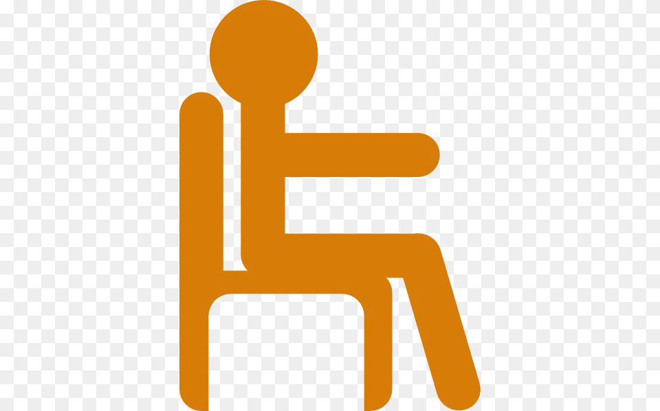 Person In Chair Clip Art, Symbol, Text, Sign Png