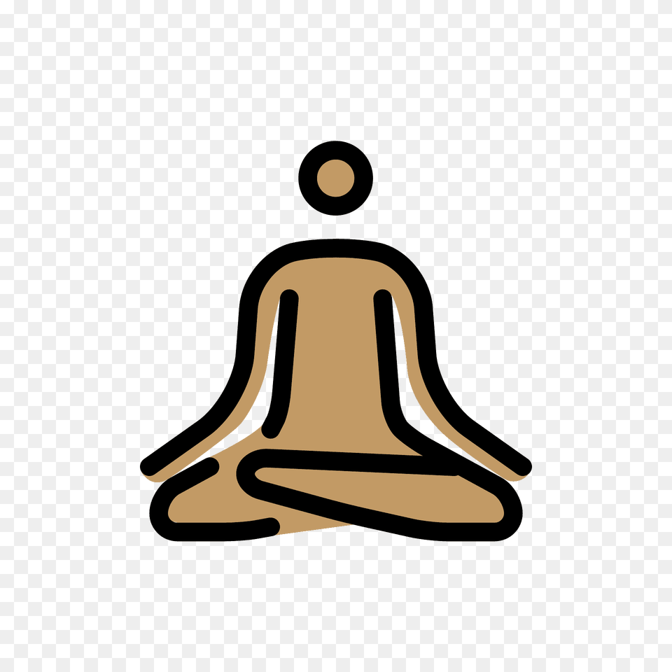 Person In Lotus Position Emoji Clipart, Smoke Pipe Free Transparent Png
