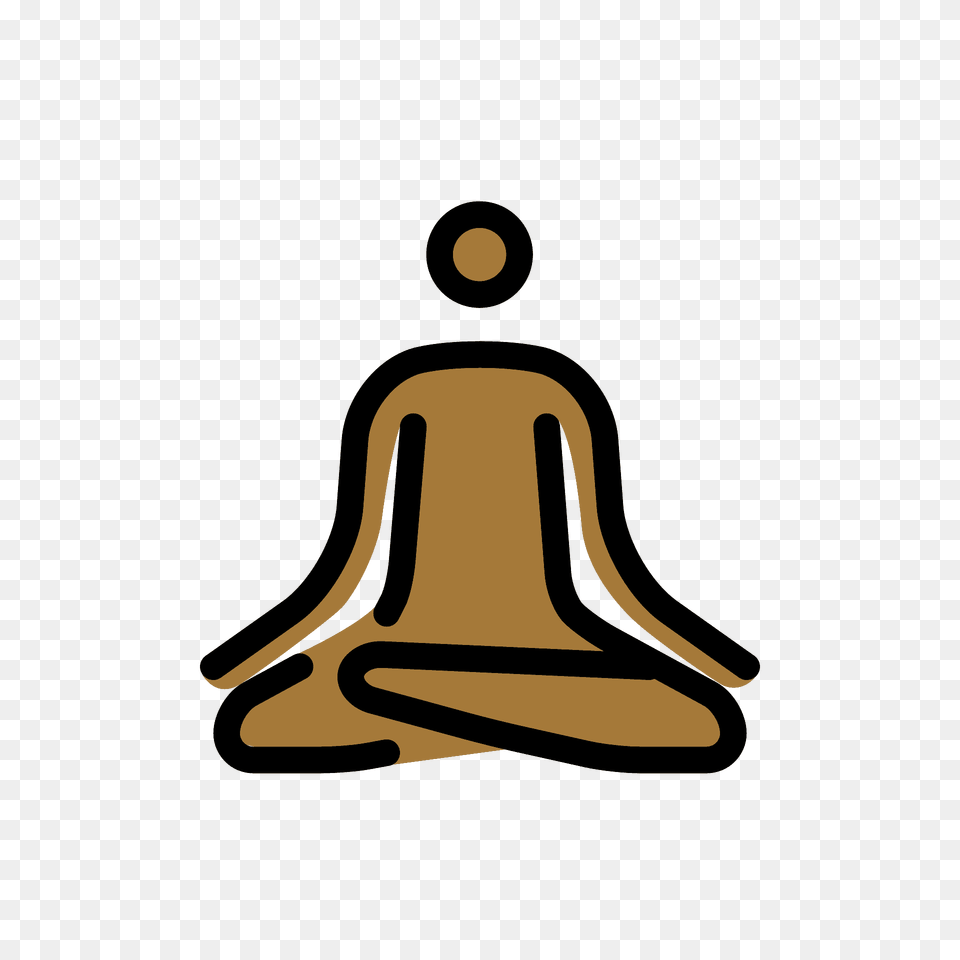 Person In Lotus Position Emoji Clipart, Smoke Pipe Free Transparent Png