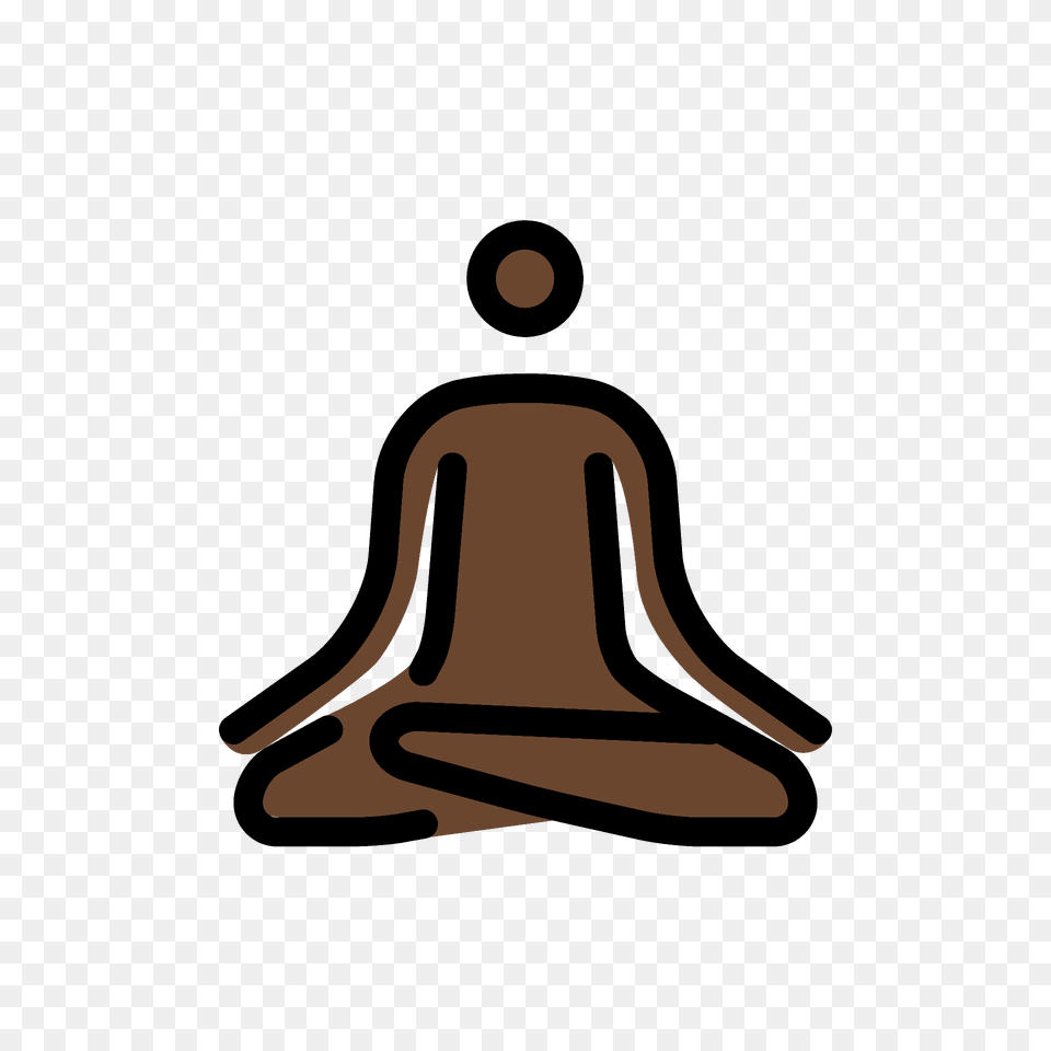 Person In Lotus Position Emoji Clipart, Smoke Pipe Free Png Download