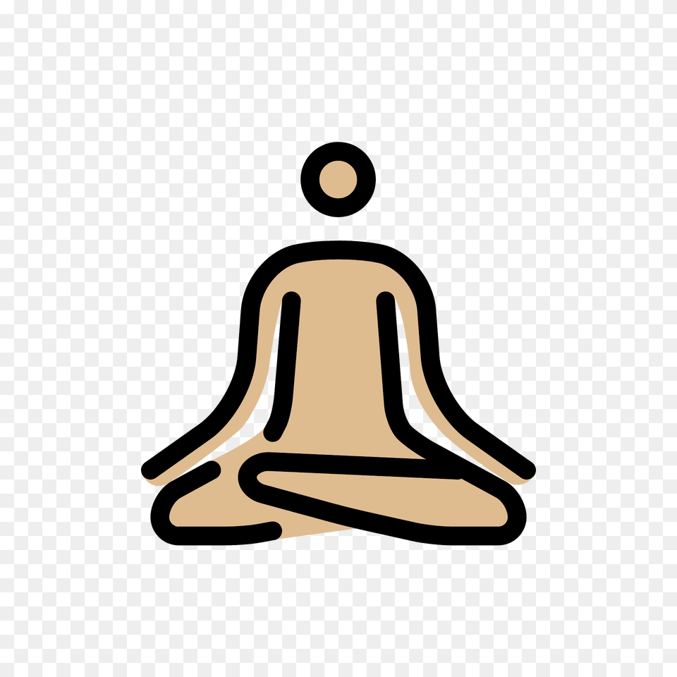 Person In Lotus Position Emoji Clipart, Smoke Pipe Png