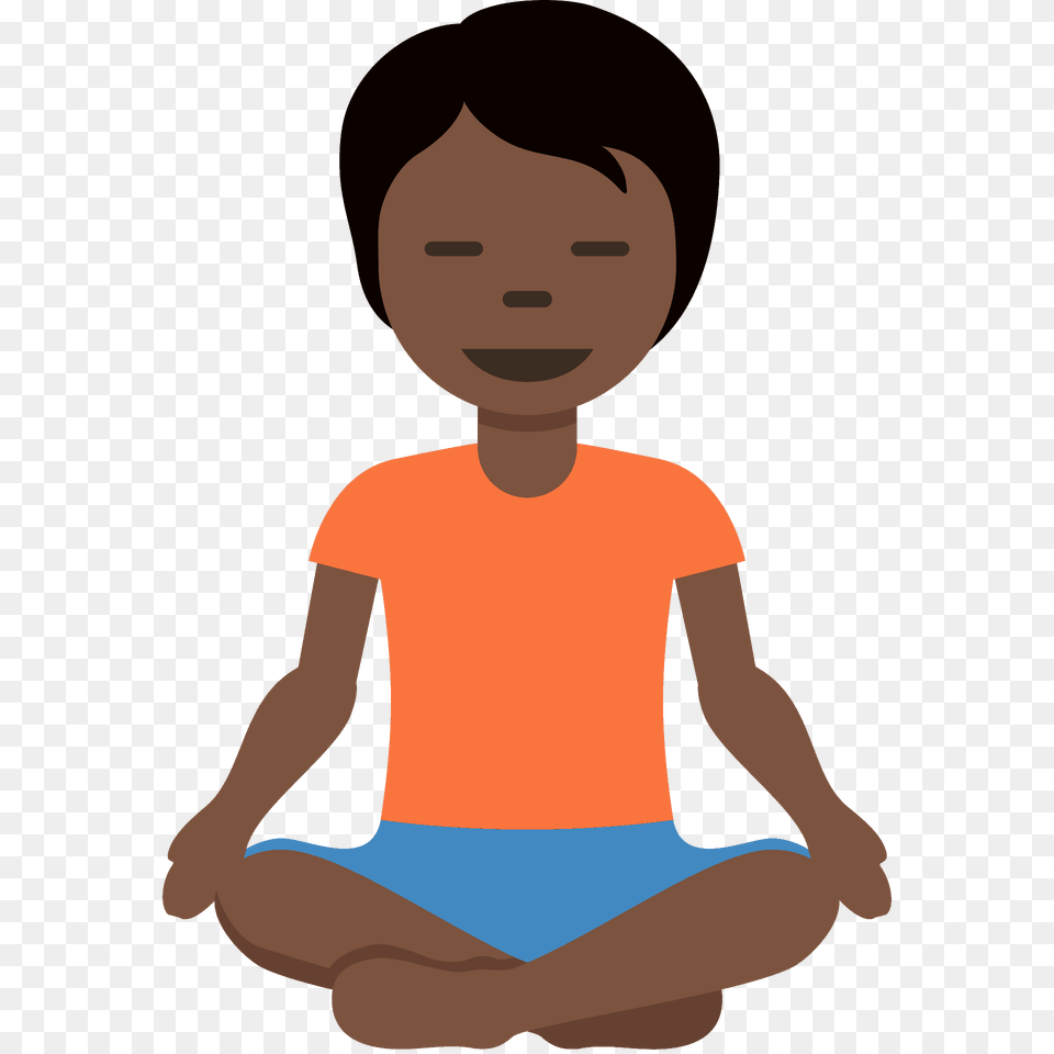 Person In Lotus Position Emoji Clipart, Boy, Male, Child, Head Free Png