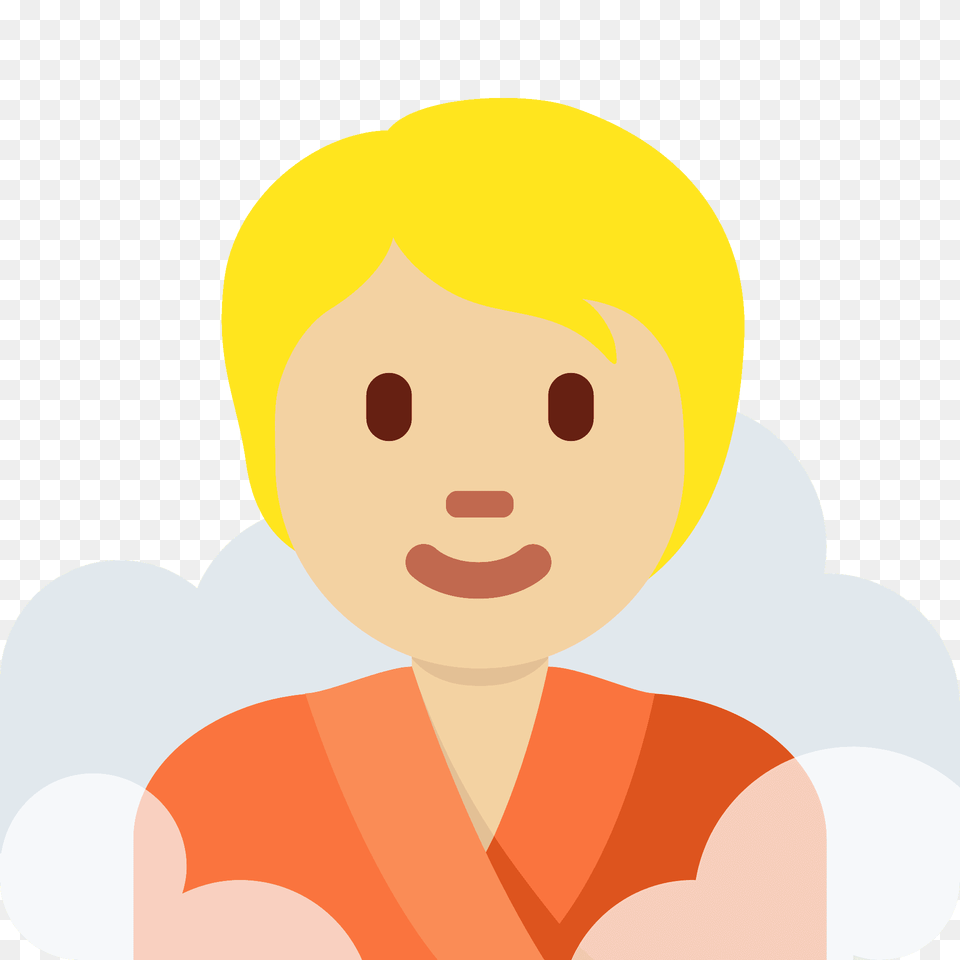 Person In Steamy Room Emoji Clipart, Face, Head, Photography, Portrait Free Png Download