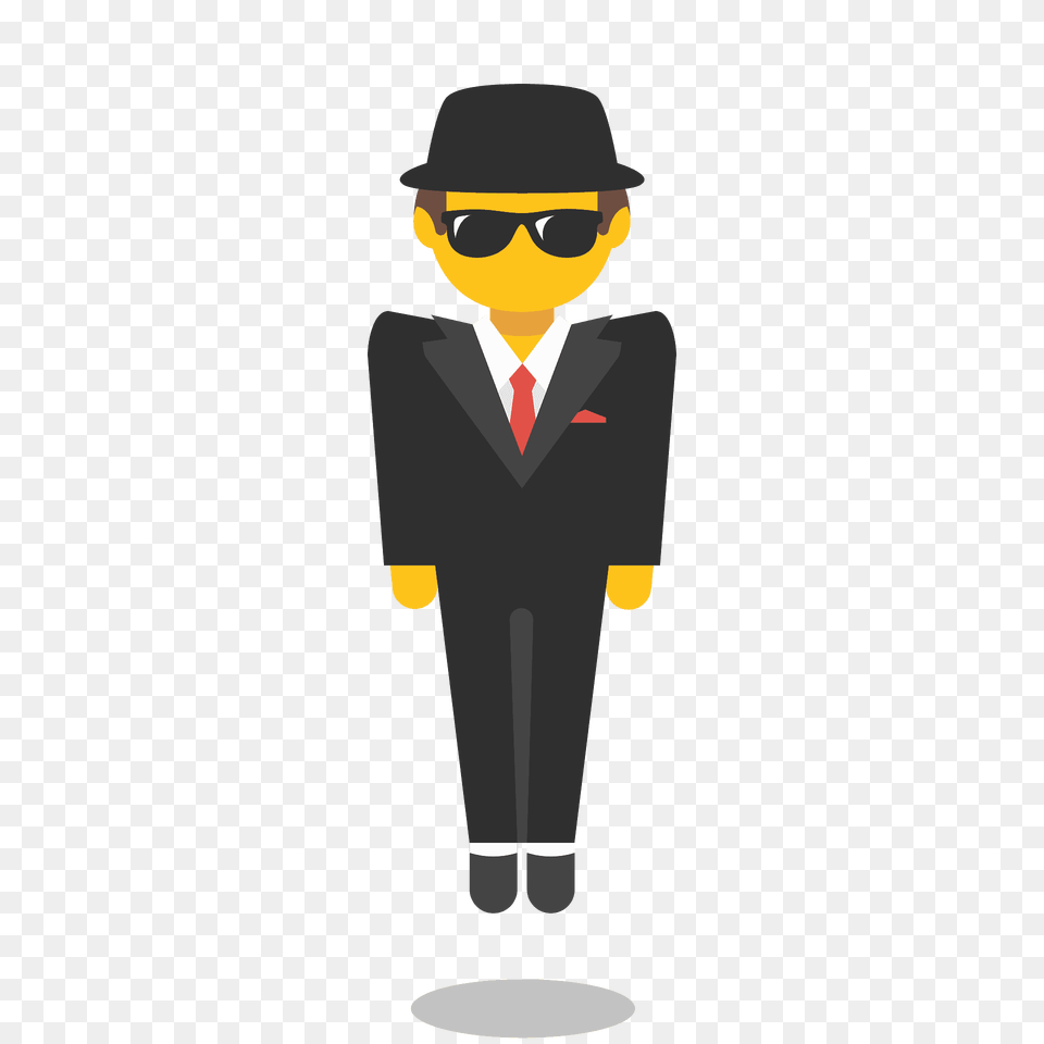 Person In Suit Levitating Emoji Clipart, Clothing, Formal Wear, Male, Adult Free Png Download