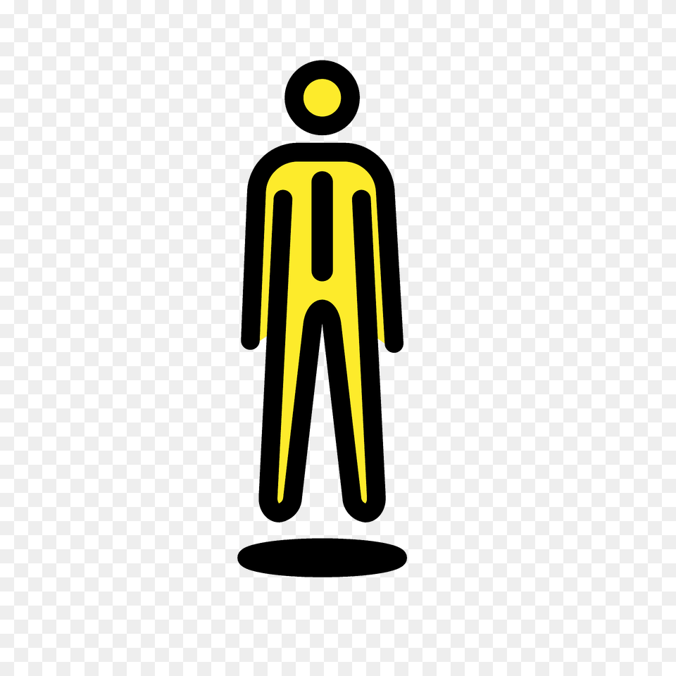 Person In Suit Levitating Emoji Clipart, Sign, Symbol Free Transparent Png