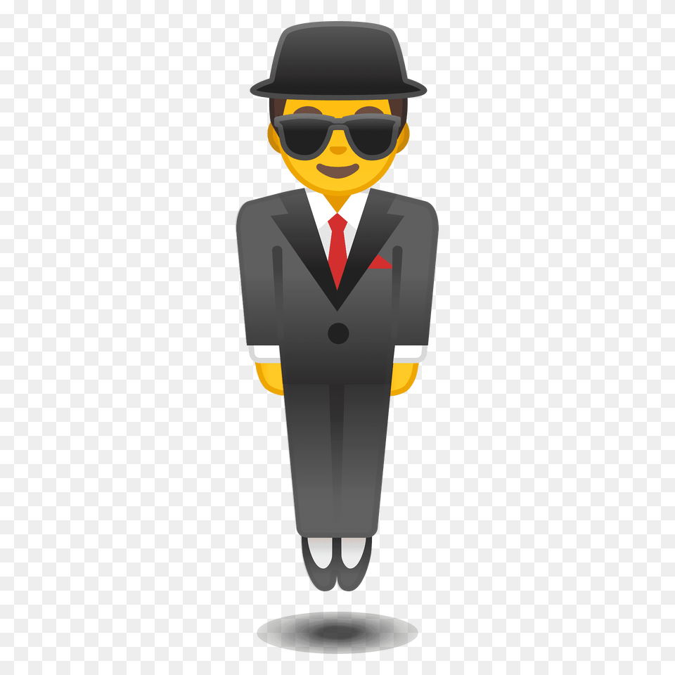 Person In Suit Levitating Emoji Clipart, Accessories, Clothing, Tie, Formal Wear Free Transparent Png