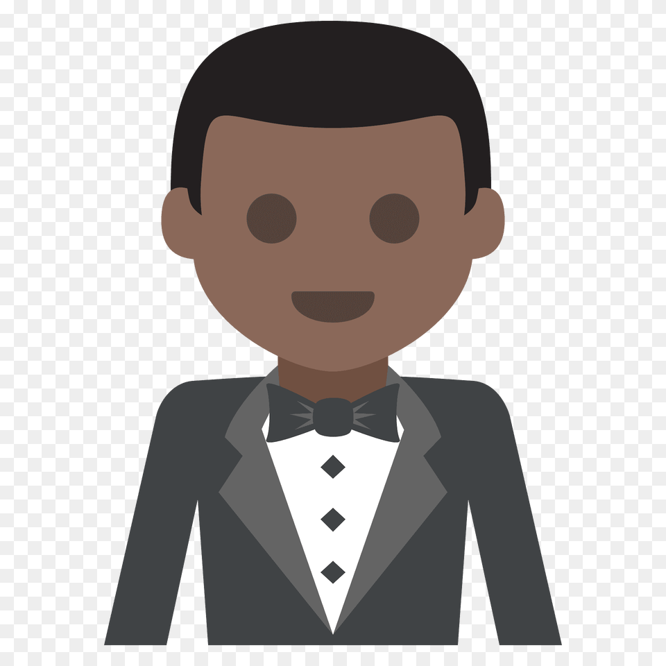 Person In Tuxedo Emoji Clipart, Accessories, Tie, Suit, Portrait Png