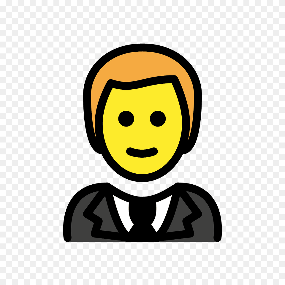 Person In Tuxedo Emoji Clipart, Face, Head, Baby Png