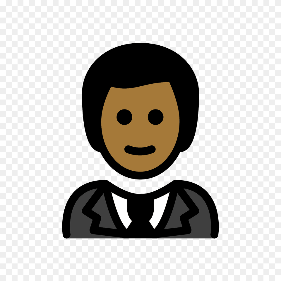 Person In Tuxedo Emoji Clipart, Face, Head, Baby, Photography Png