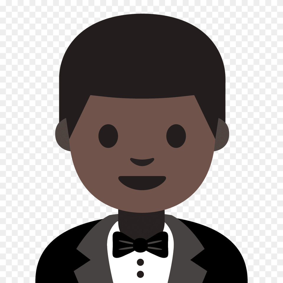 Person In Tuxedo Emoji Clipart, Accessories, Suit, Portrait, Photography Png Image