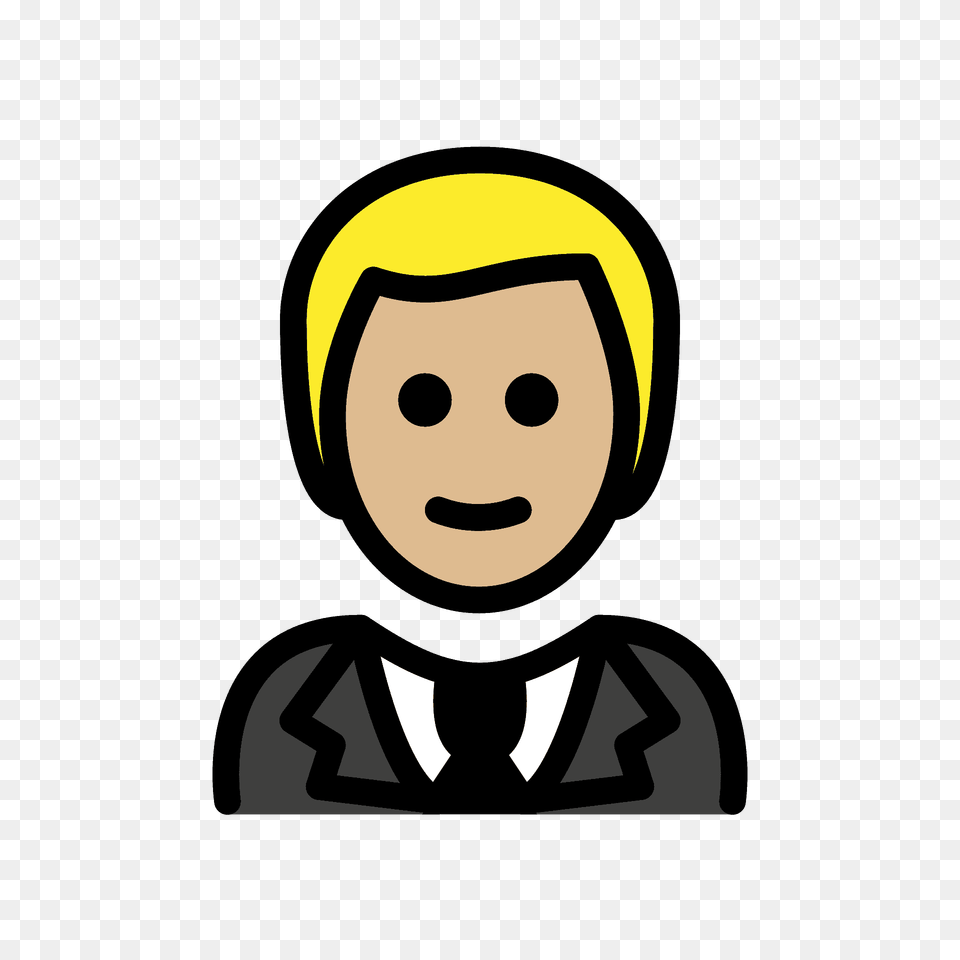 Person In Tuxedo Emoji Clipart, People, Face, Head, Baby Free Transparent Png