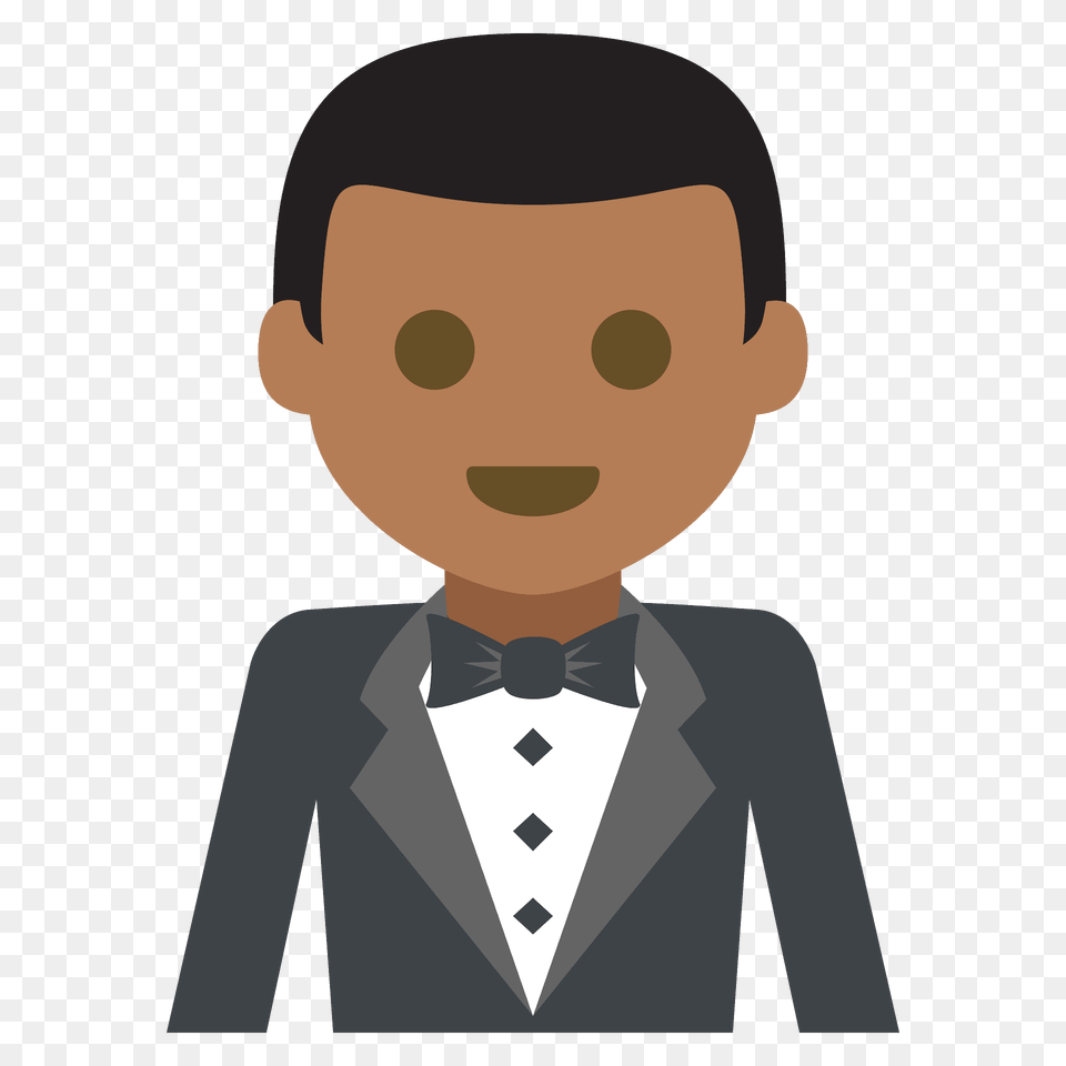 Person In Tuxedo Emoji Clipart, Accessories, Tie, Suit, Formal Wear Png