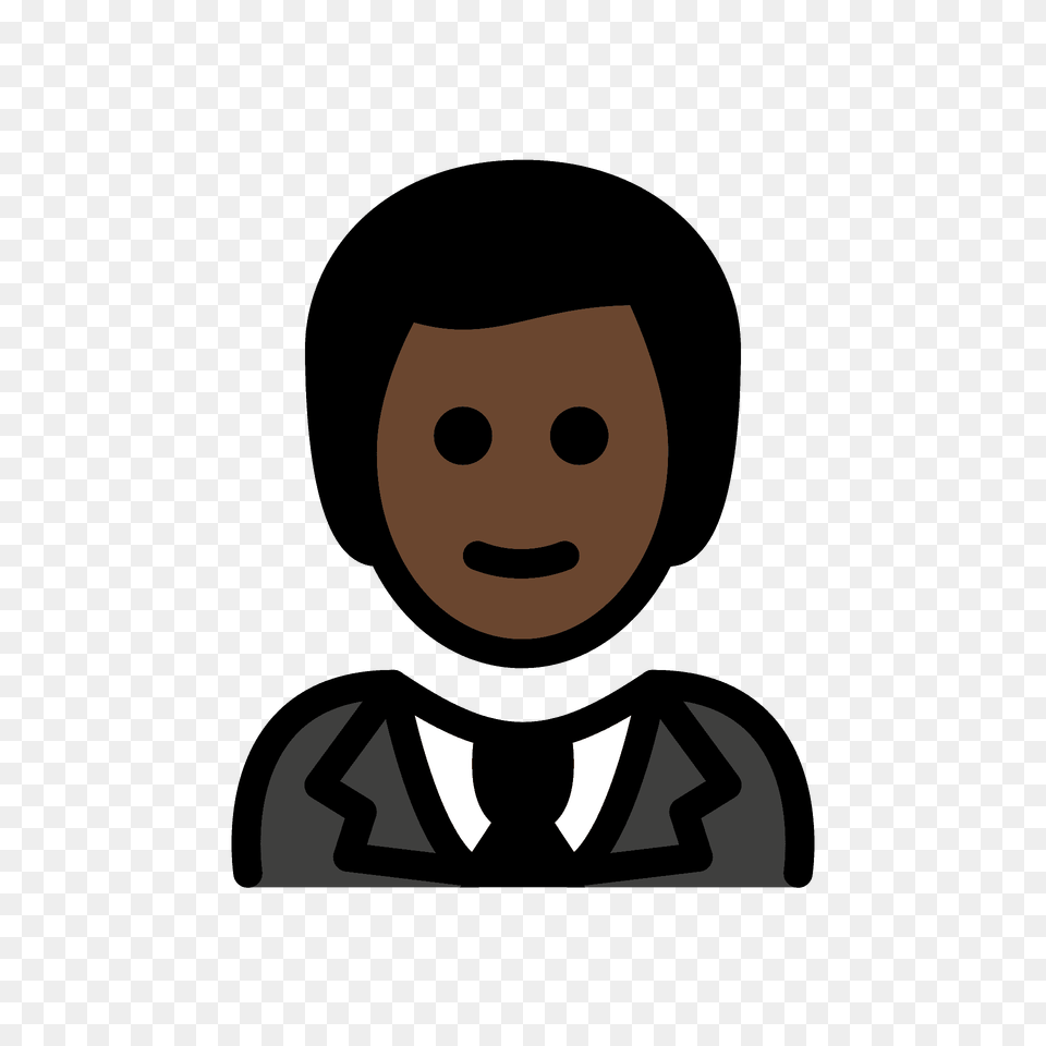 Person In Tuxedo Emoji Clipart, Face, Head, Photography, Portrait Png