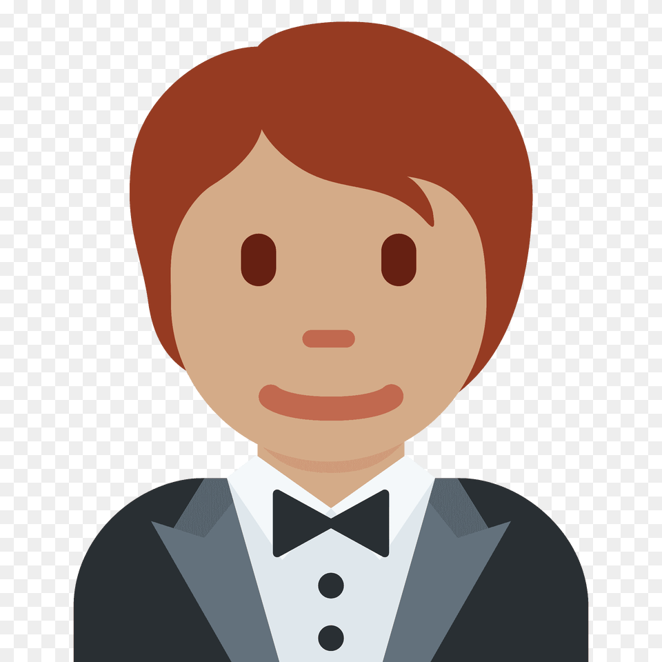 Person In Tuxedo Emoji Clipart, Accessories, Tie, Suit, Portrait Png