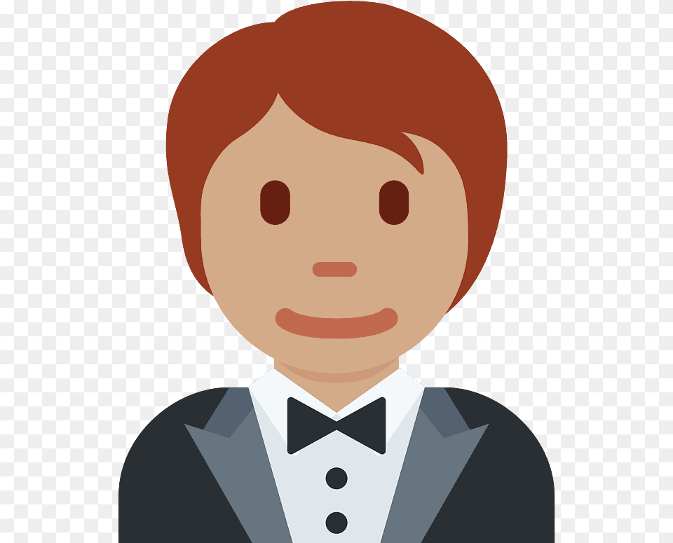 Person In Tuxedo Emoji Clipart Free Download Transparent Dibujo De Una Persona Sorda, Accessories, Suit, Portrait, Photography Png