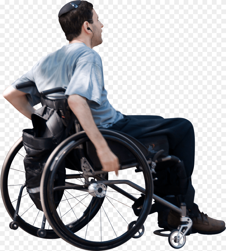Person In Wheelchair, Chair, Furniture, Adult, Male Free Png Download